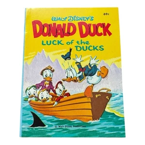 Donald Duck Luck of The Ducks by Carl Fallberg (1969, Paperback) Walt Disney - Foto 1 di 4