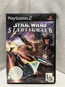 Star Wars: Starfighter (Sony PlayStation 2, 2002) No Manual, Tested - Picture 1 of 6