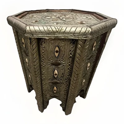 Moroccan Side End Table - Image 1 of 4