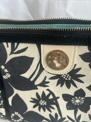 Bolso de hombro Spartina 449 Daufuskie Island blanco y negro (crema) usado en excelente estado Foto 1 de 4