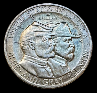 US 1936 Battle Gettysburg 75th Anniversary Commemorative Silver Half Dollar BU - Image 1 of 2