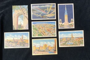 7 SAN FRANCISCO 1939 GOLDEN GATE INTERNATIONAL EXPOSISTION World'sFair Postcards - Picture 1 of 16