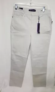 NWT Gloria Vanderbilt Natural Sand Amanda The Original Slimming Jeans Size 8 Ave - Picture 1 of 14