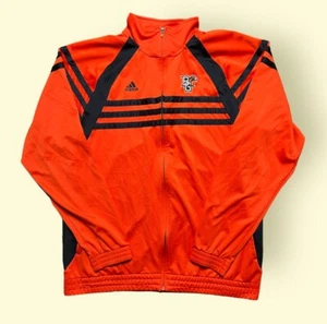 Bowling Green State Falcons Football Adidas Jacket Player Team Issued XL Orange - Picture 1 of 6