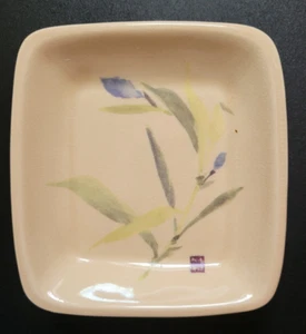 SAPPORO Ceramic Soap Dish Asian Floral Theme Trinket Dish - Picture 1 of 3