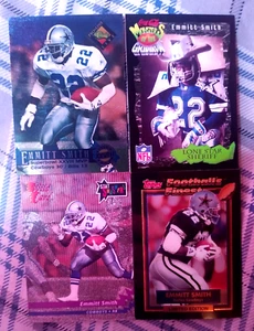EMMITT SMITH (4) CARD INSERT LOT - Picture 1 of 6