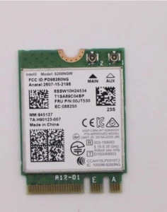 Genuine Lenovo Thinkpad Intel Wireless,CMB,IN,8260 MP Vpro FRU:00JT530 - Picture 1 of 2