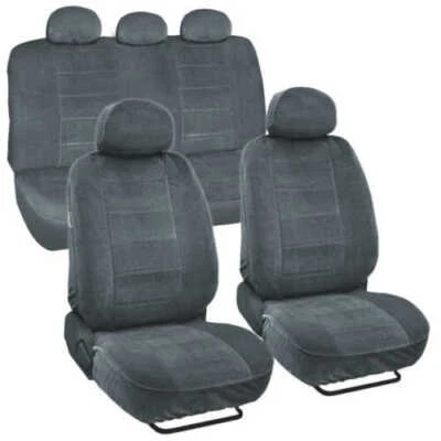 Fundas de asiento de auto de tela de terciopelo Encore para auto SUV camionetas Foto 1 de 4