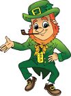 Lucky Irish St Patricks Day Leprechaun Iron On T Shirt Transferlarge A4 Size 