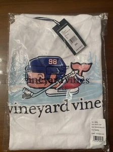 NEW Men's Vineyard Vines Pond Hockey Whale Pocket T-Shirt Size XXL $49.50 NWT - Picture 1 of 6