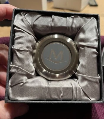 Reloj de Viaje Movado 50mm Acero Inoxidable/Peso Papel/Marco Baterías Extra Foto 1 de 4