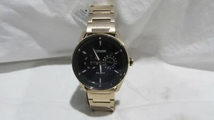 Citizen Eco-Drive Mens CTO Watch Rose gold multi function chronograph BU4023-54E - Picture 1 of 7