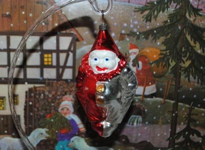 alter Christbaumschmuck aus Glas, Formteil Clown 0909 - Picture 1 of 2