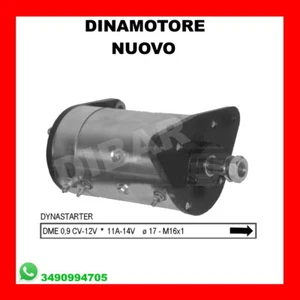 DINAMOTORE NUOVO 11AH ALBIN-LOMBARDINI-BCS-PIAGGIO-GOLDONI DC1011 VARIE 33 - Foto 1 di 2