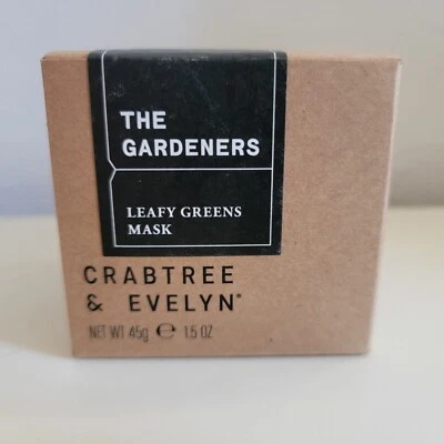 MASCARILLA VERDE HOJA CANGREJO & EVELYN THE GARDENERS 1,5 OZ rica en nutrientes nueva en caja Foto 1 de 4
