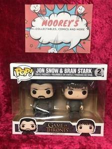 Juego de Tronos - Jon & Bran ¡Pop exclusivo de Estados Unidos! Pack de 2 vinilos - Imagen 1 de 7