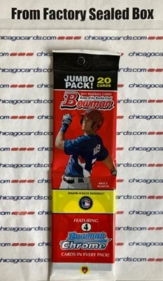 2011 Bowman Jumbo Cello PACK Look4 Bryce Harper AUTO Mike Trout Chrome Refractor - Image 1 of 4