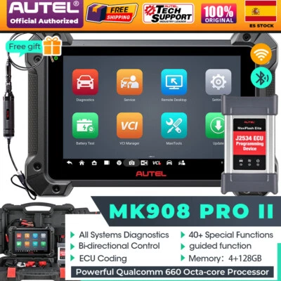 Autel MaxiSys PRO MK908P II OBD2 Diagnóstico Programación J2534 Superior MK908P - Imagen 1 de 4