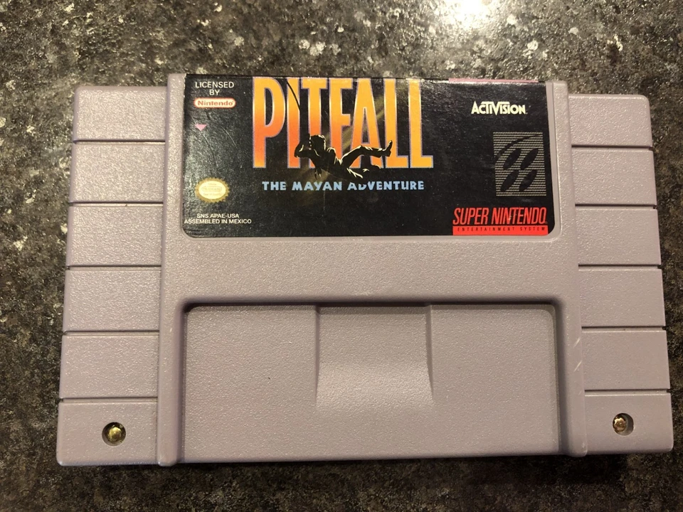 PITFALL THE MAYAN ADVENTURE SNES SUPER NINTENDO GAME ORIGINAL NES HQ - Image 1 of 1