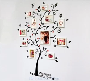 Wandtattoo Wandaufkleber Fotobaum Wohnzimmer Schlafzimmer Wandsticker Home Deko - Bild 1 von 4