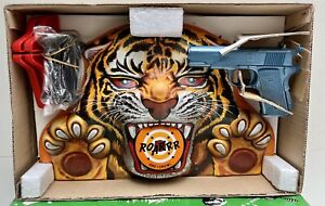 TIGER TARGET (Chasse au tigre) jeu de tir à fléchettes - TOMY Japan 1970’s Neuf