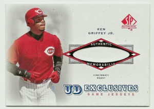 2001 Upper Deck SP Authentic #UD-KG Ken Griffey Jr. Game Jersey RELIC REDS - Picture 1 of 2