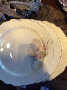 Lovely Vintage Lido Canary tone 3 Piece 10inch Dishes - Picture 1 of 12