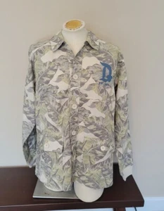 Maglietta Disneyland Disney Spirit uomo 2XL floreale maniche lunghe con bottoni camicia hawaiana - Foto 1 di 15