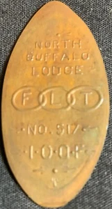 COPPER! RETIRED! IOOF FAITH LOYALTY TRUST - BUFFALO NEW YORK MARTIN & DOW PENNY - Picture 1 of 2