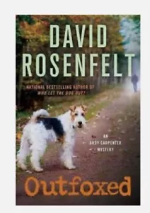 OUTFOXED"" (Andy Carpenter) von David Rosenfelt SIGNIERT brandneu kostenloser Versand - Bild 1 von 2