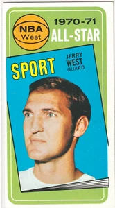 1970-71 Topps HOF - Jerry West AS #107 - EX-EXMINT - Picture 1 of 4