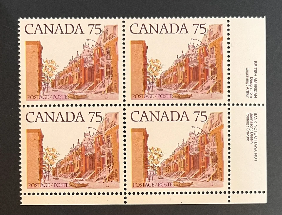 CANADA #724. Medium Value Definitive. MNH LR Block Of 4. - Image 1 of 1