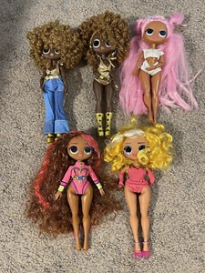 LOL Surprise OMG Doll Lot of 5 Dolls and outfits - Picture 1 of 12