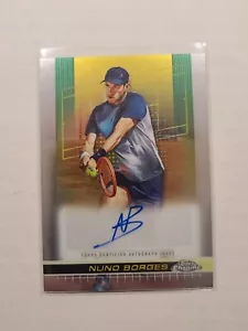 2024 Topps Cromo Tenis Autógrafo Nuno Borges #TCA-NBS Automático - Imagen 1 de 2