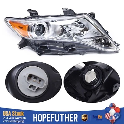 Right For Toyota Venza Headlight Headlamp Front Head Light Halogen Lamp 09-16 RH Foto 1 de 4