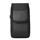 Men Solid Color Waist Packs Casual Male Buckle Mini Coin Purse Card Holder