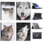Azzumo Wolf Wolves Faux Leather Case Cover / Folio for the Apple iPad