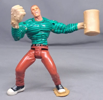 Figura De Colección 1998 Toy Biz Marvel Spider-Man Sneak Attack Flip 'n Trap Sandman Foto 1 de 4