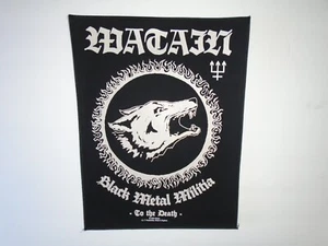 WATAIN BLACK BLACK METAL PRINTED BACK PATCH - Picture 1 of 1