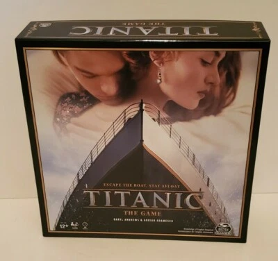 TITANIC MOVIE BOARD GAME ESCAPE THE BOAT STAY AFLOAT SPIN MASTER GAME COMPANY - Image 1 of 3