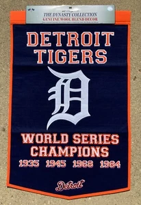 Winning Streak MLB Detroit Tigers 24"x38" Championship Wool Dynasty Banner - Bild 1 von 6
