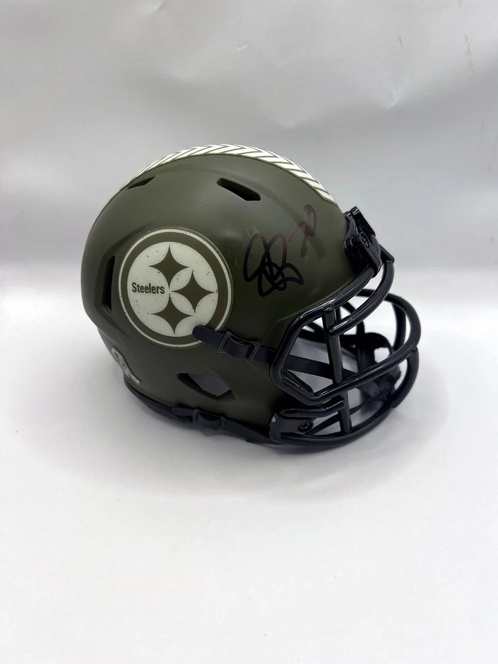 PATRICK PETERSON Pittsburgh Steelers SIGNED Salute TS SPEED Mini HELMET PSA COA - Image 1 of 1