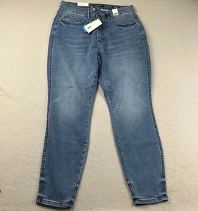 Judy Blue Jeans Women 18W Blue Denim Lucy High Waist Straight Leg Sorbtek NWT - Picture 1 of 13