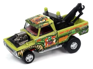 Rat Fink 65 Chevy Pickup Tow Truck Zingers Johnny Lightning diecast 1/64 scale - Picture 1 of 3