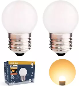 G40 1.5W Low Wattage Led Bulb Equivalent 15 Watt Standard E26 Base G14 Small Low - Picture 1 of 12