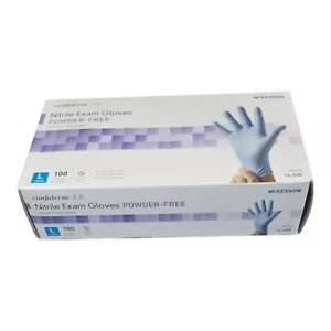McKesson Confiderm 3.8 Exam Glove Powder Free Large 100 per Box - Picture 1 of 12