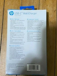 HP 45W USB-C Power Delivery Wall Charger 2UX30AAABB New - Picture 1 of 12