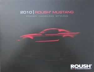 2010 Ford Mustang Roush USA Prospekt Brochure, 4 Seiten - Bild 1 von 2