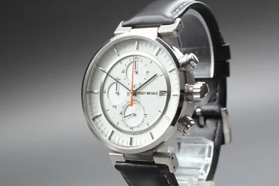 [Casi COMO NUEVO] ISSEY MIYAKE VK67-0010 Blanco Cronógrafo Cuarzo Para hombres Japón #3015 Foto 1 de 4