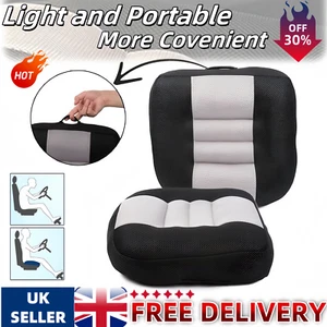 Car Booster Seat Portable Seat Cushion Heightening Height Boost Mat with Handle - Picture 1 of 12